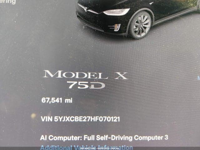 2017 TESLA MODEL X 15