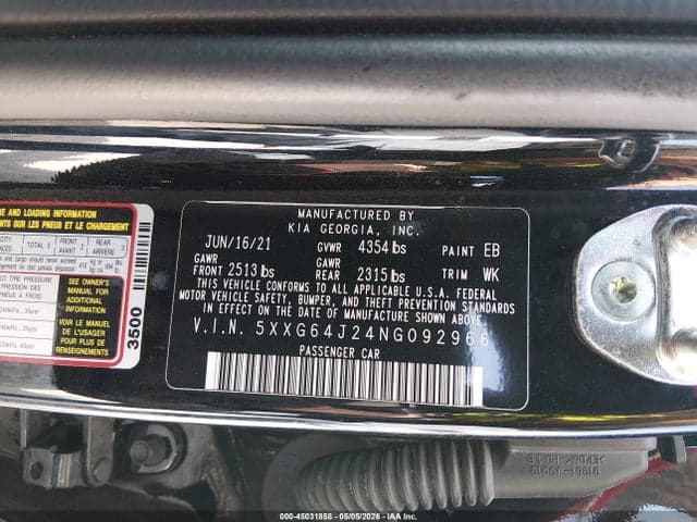 2022 KIA K5 GT-LINE 9