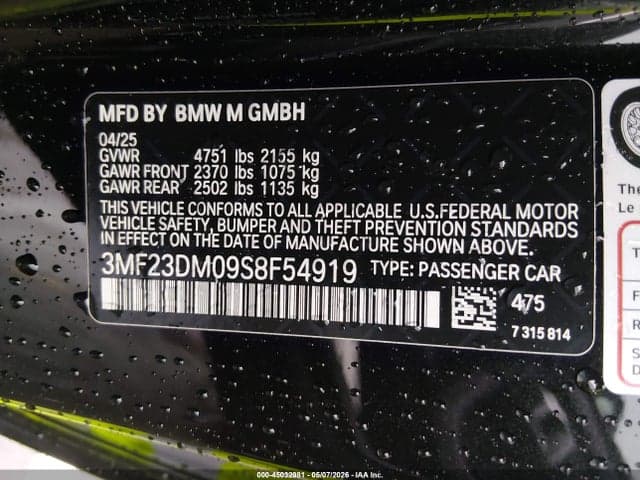 2025 BMW M2 9