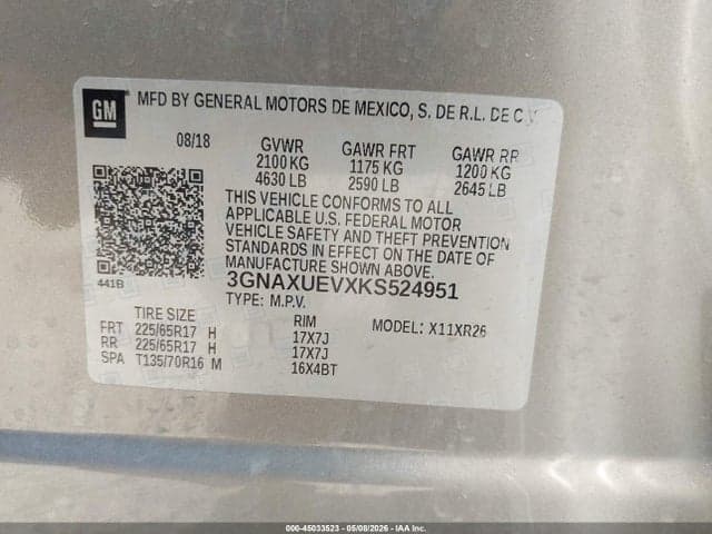 2019 CHEVROLET EQUINOX LT 9