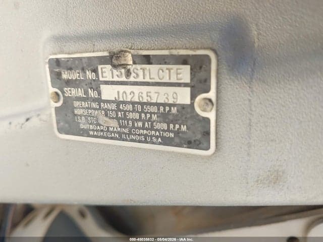 1983 MOTOR MOTOR 9