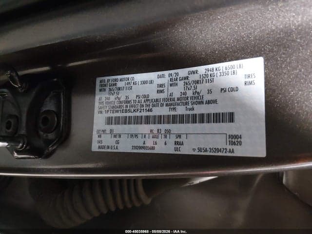 2020 FORD F-150 XL 9