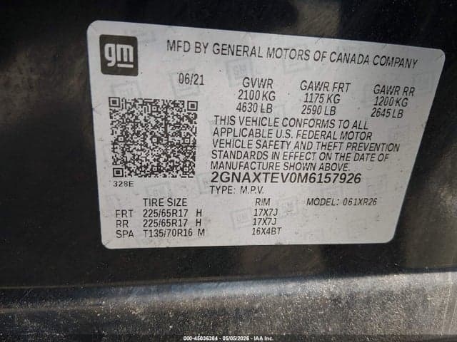 2021 CHEVROLET EQUINOX AWD 2FL 9