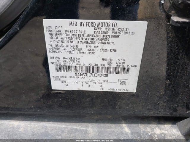 2020 FORD ECOSPORT SES 9