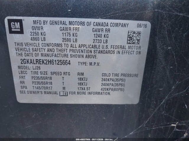 2017 GMC TERRAIN DENALI 9