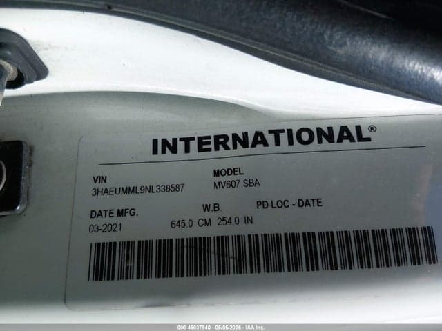 2022 INTERNATIONAL MV 8
