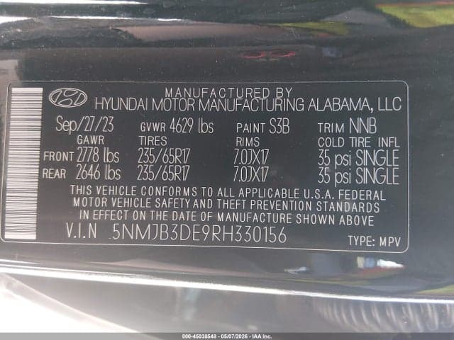 2024 HYUNDAI TUCSON SEL 9