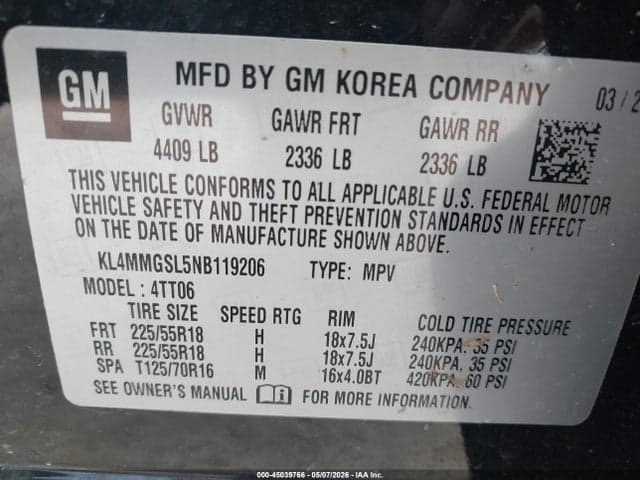 2022 BUICK ENCORE GX AWD ESSENCE 9