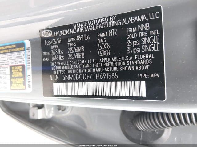 2026 HYUNDAI TUCSON SEL 9