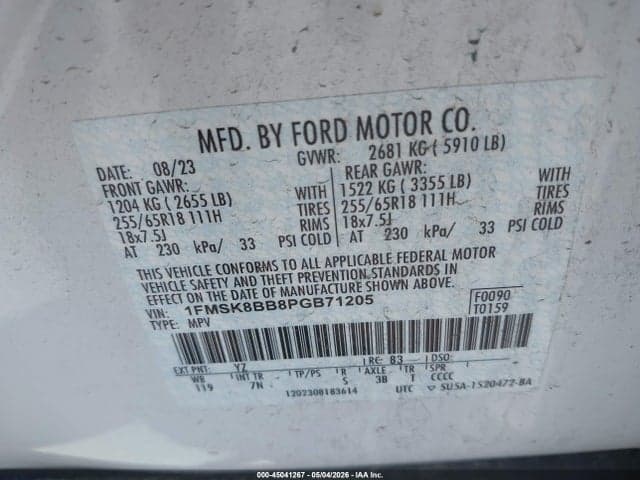 2023 FORD EXPLORER 9