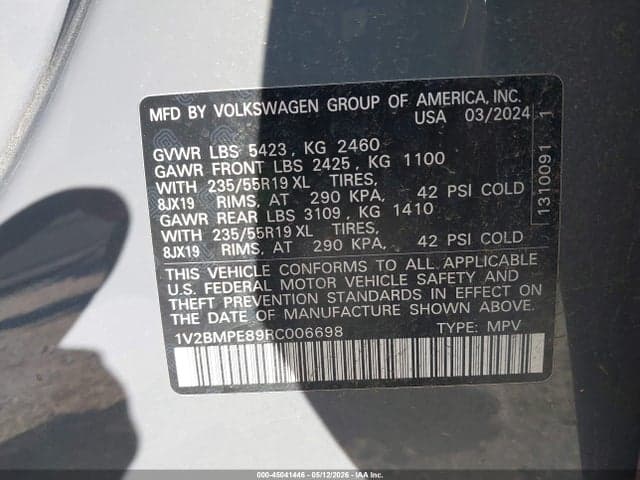 2024 VOLKSWAGEN ID.4 STANDARD 9