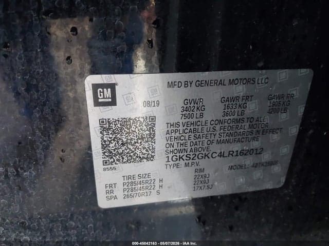 2020 GMC YUKON XL 4WD SLT 9