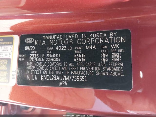 2021 KIA SOUL LX 9