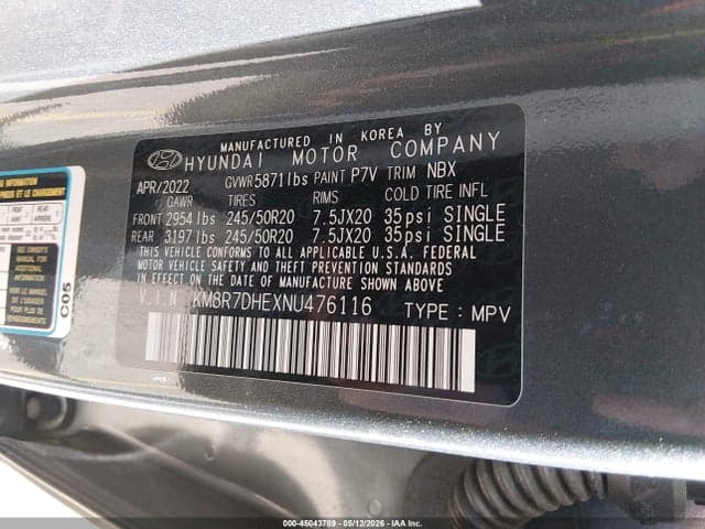 2022 HYUNDAI PALISADE CALLIGRAPHY 9