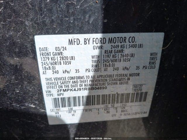 2024 FORD EDGE SEL 9