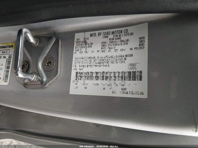 2017 FORD TRANSIT CONNECT XL 2
