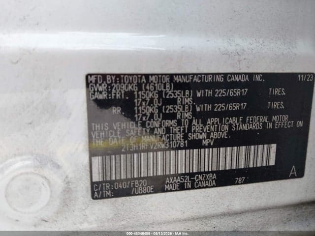 2024 TOYOTA RAV4 LE 9