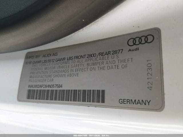 2017 AUDI A7 3.0T PREMIUM PLUS 9