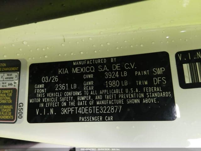 2026 KIA K4 LXS 9