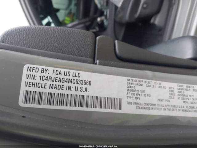 2021 JEEP GRAND CHEROKEE LAREDO X 4X2 9