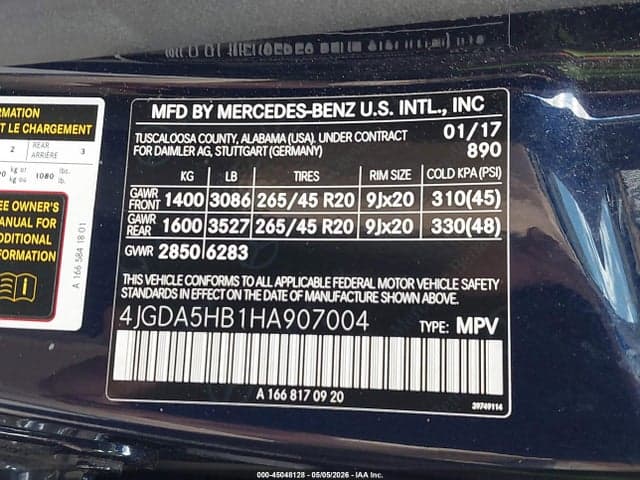 2017 MERCEDES-BENZ GLE 350 4MATIC 9
