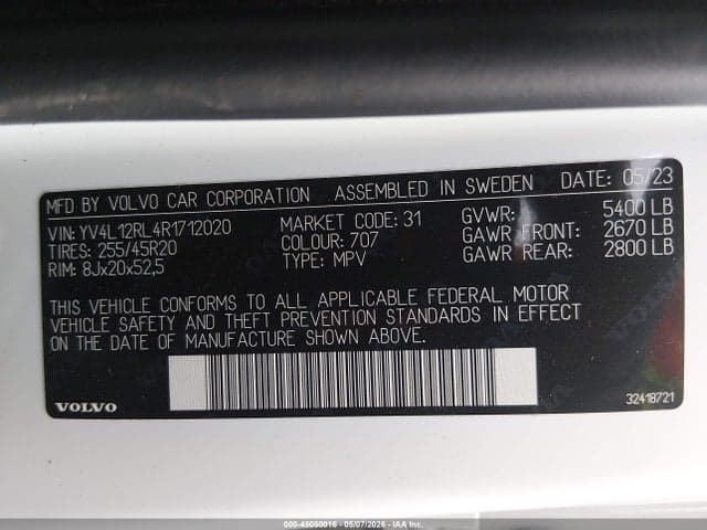 2024 VOLVO XC60 B5 PLUS DARK THEME 9