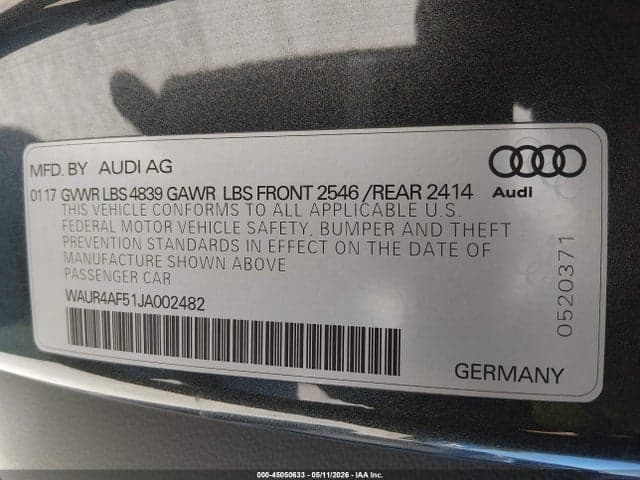 2018 AUDI S5 3.0T PREMIUM PLUS 9