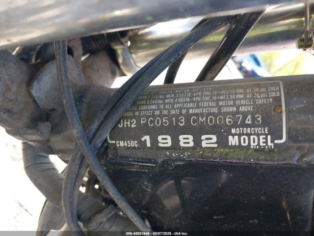 1982 HONDA CM450 C 9