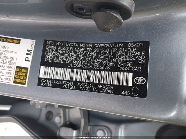 2021 TOYOTA COROLLA SE 9