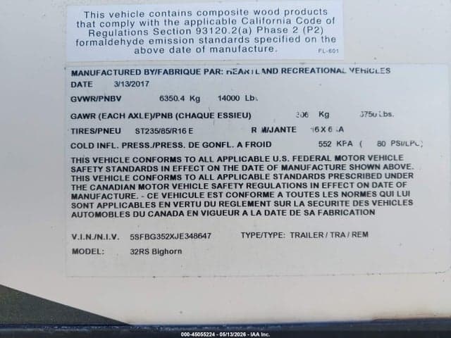2018 HEARTLAND RV OTHER 9