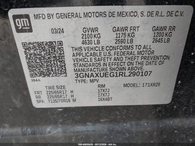 2024 CHEVROLET EQUINOX AWD LT 9