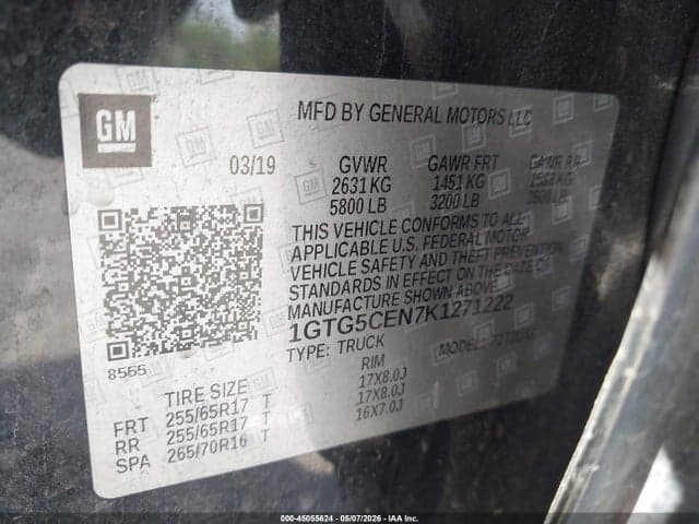 2019 GMC CANYON SLE 9