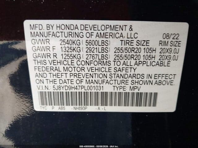 2023 ACURA MDX TECHNOLOGY PACKAGE 9