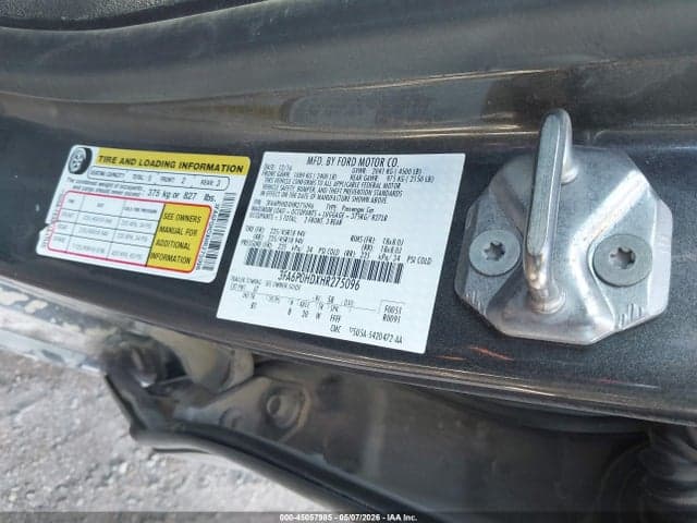 2017 FORD FUSION SE 9