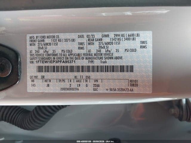 2023 FORD F-150 XL 9