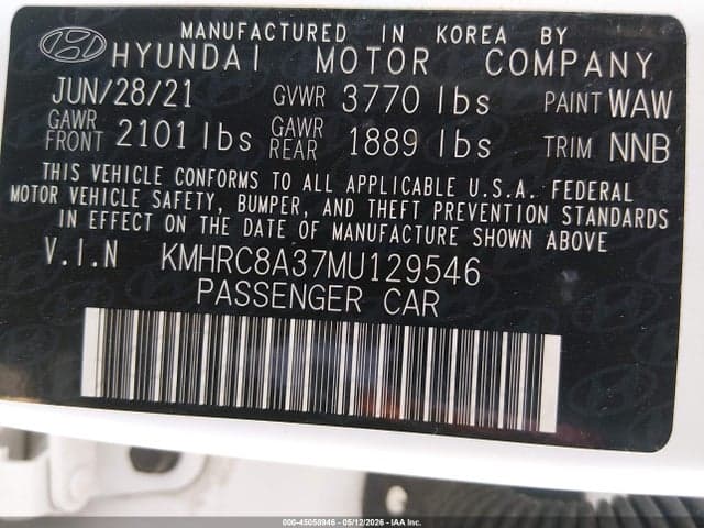 2021 HYUNDAI VENUE SEL 9