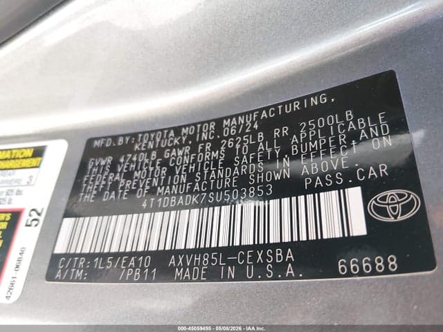 2025 TOYOTA CAMRY SE 9
