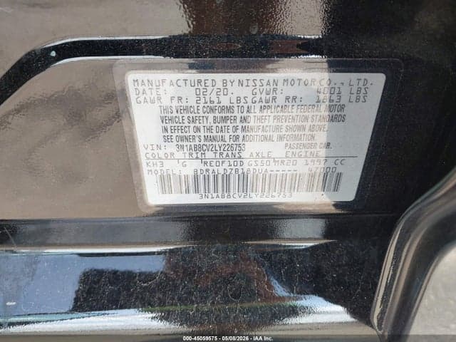 2020 NISSAN SENTRA SV XTRONIC CVT 9