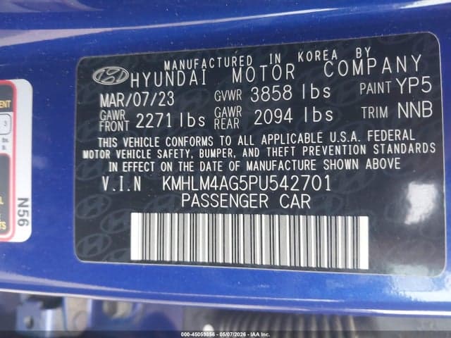 2023 HYUNDAI ELANTRA SEL 9