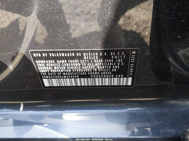 2018 VOLKSWAGEN GOLF GTI 2.0T AUTOBAHN/2.0T S/2.0T SE 10