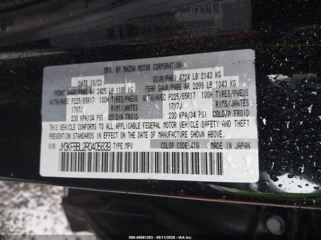 2024 MAZDA CX-5 2.5 S SELECT 9