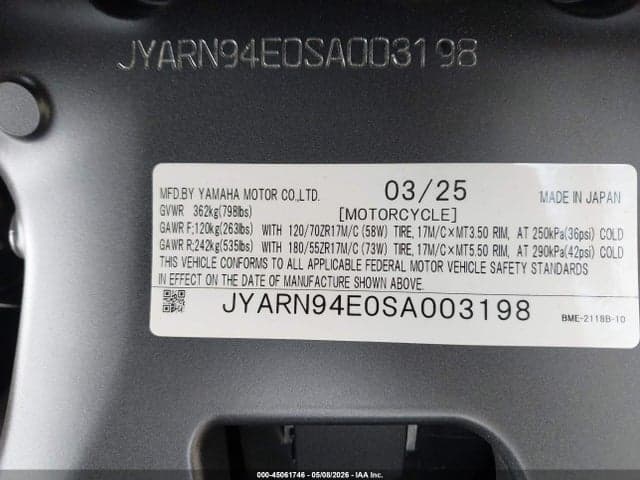 2025 YAMAHA MT09 10