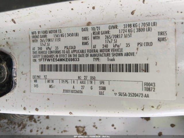 2021 FORD F-150 XLT 9