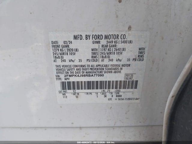 2024 FORD EDGE SEL 9