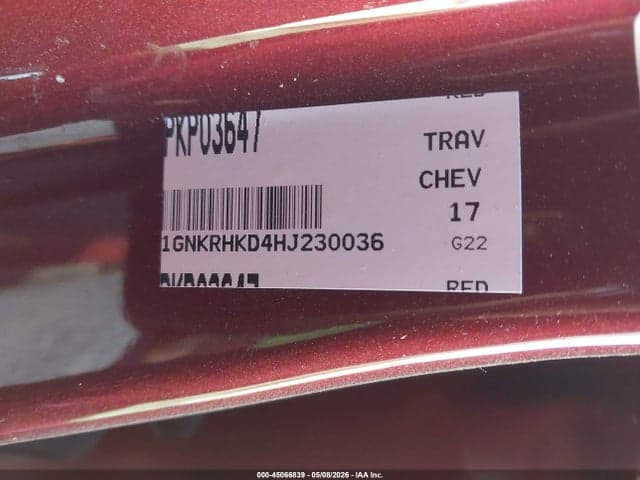 2017 CHEVROLET TRAVERSE 2LT 9