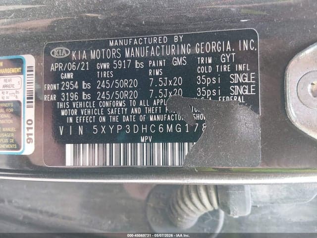 2021 KIA TELLURIDE EX 9