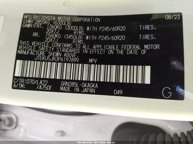 2023 TOYOTA 4RUNNER LIMITED 9