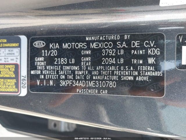 2021 KIA FORTE GT-LINE 9