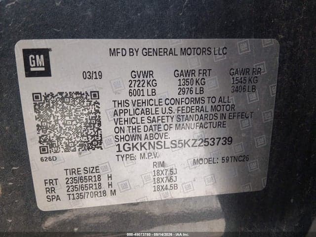 2019 GMC ACADIA SLE-2 9