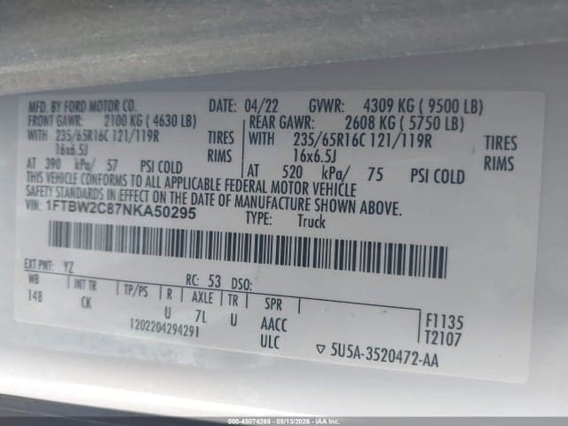 2022 FORD TRANSIT-350 10